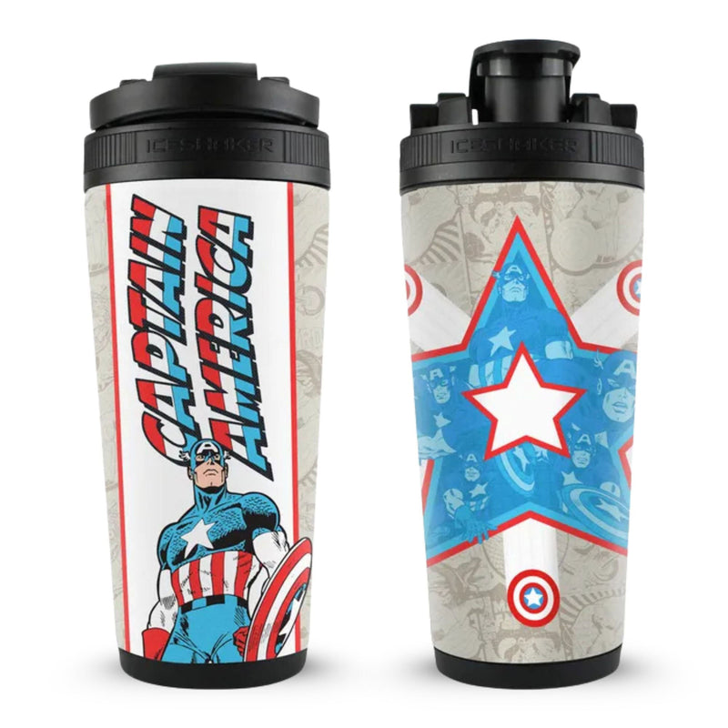Load image into Gallery viewer, Marvel Retro Captain America 4D Ice Shaker