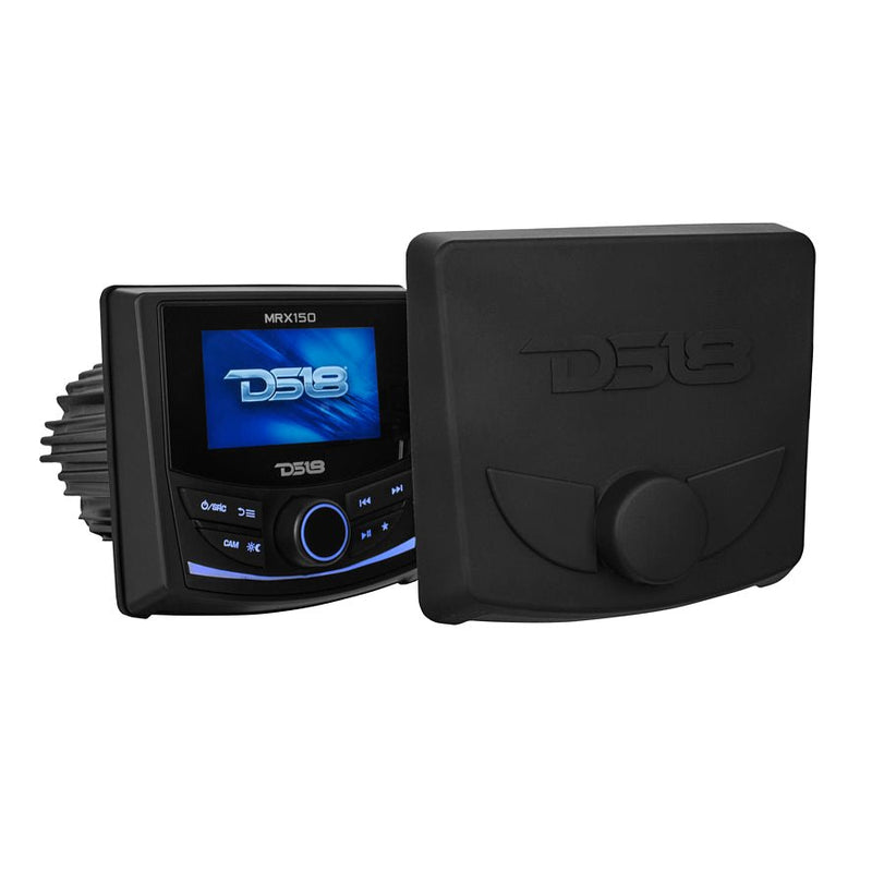 Load image into Gallery viewer, Marine and Powersports Headunit 3" Color TFT screen , 2 Zones, 4 volts Output, BT, RDS 4 X 50 Watts