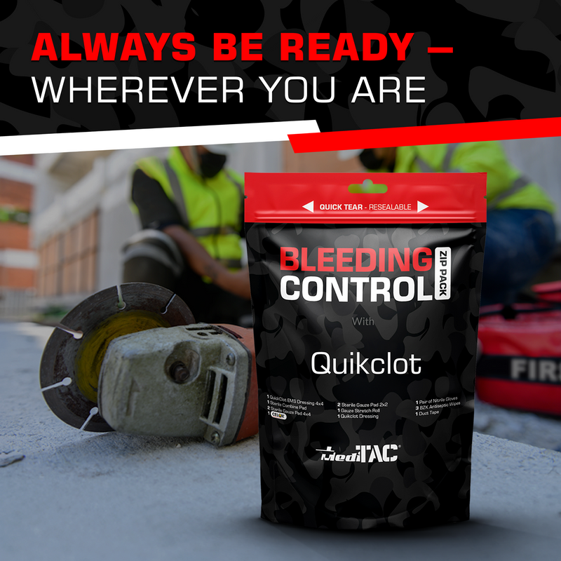 Load image into Gallery viewer, Bleeding Control Zip Pack with QuickClot & CELOX