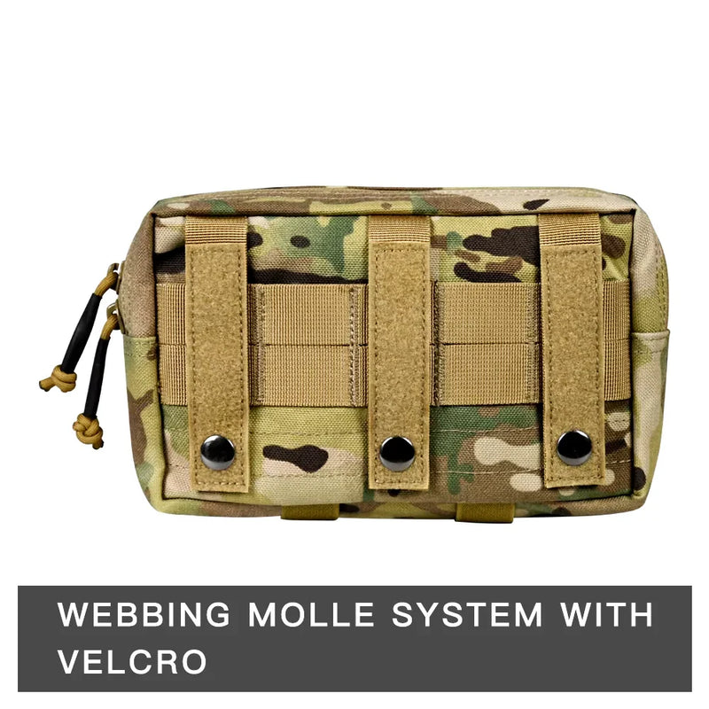 Load image into Gallery viewer, MUCTAC 1000D Tactical Supply Pouch for Plate Carrier Vest – Built to Outlast!