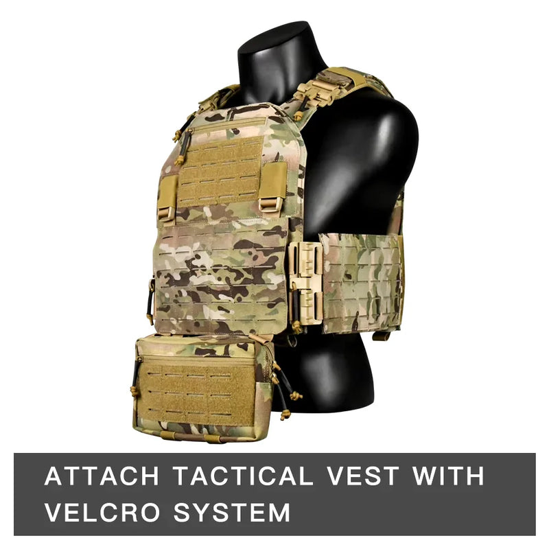 Load image into Gallery viewer, MUCTAC 1000D Tactical Supply Pouch for Plate Carrier Vest – Built to Outlast!