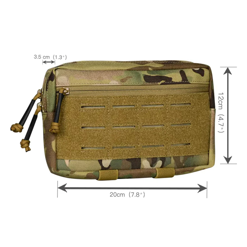 Load image into Gallery viewer, MUCTAC 1000D Tactical Supply Pouch for Plate Carrier Vest – Built to Outlast!