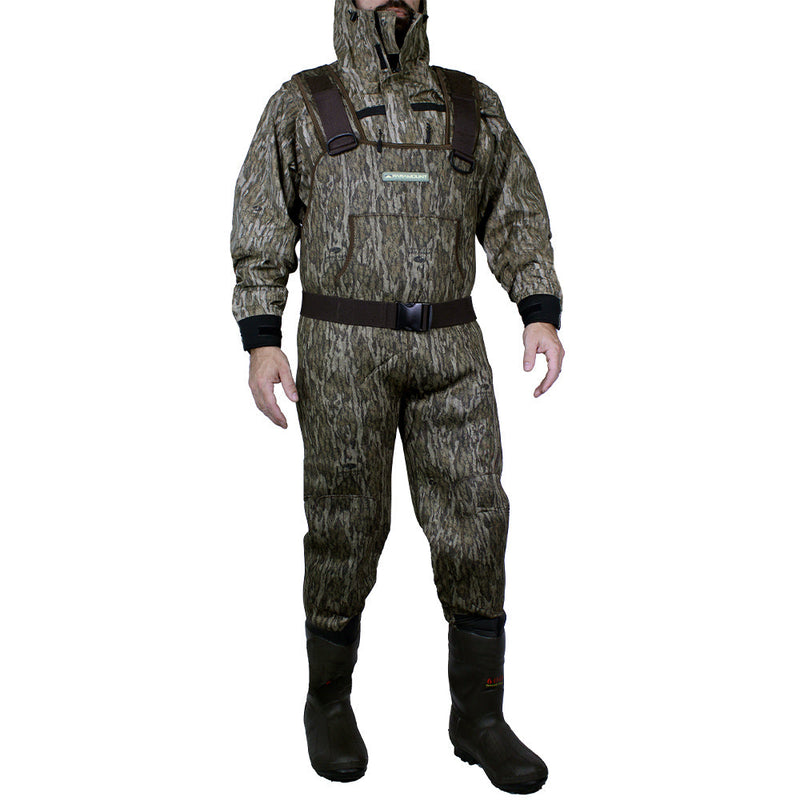 Load image into Gallery viewer, BAYOU 3.5mm Neoprene Camo Chest Wader 600g Boots