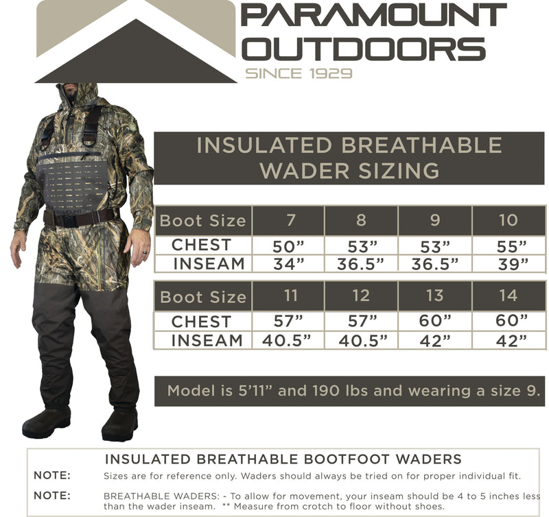 Load image into Gallery viewer, SUMMIT Insulated Breathable Camo Wader 1600g