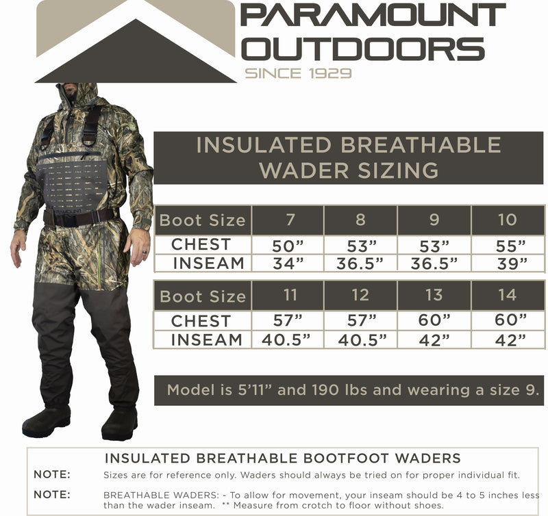 Load image into Gallery viewer, SUMMIT Insulated Breathable Camo Wader 1600g