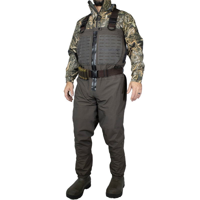 Load image into Gallery viewer, PINNACLE Zippered Breathable Camo Wader 1200g