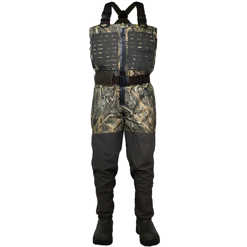 Load image into Gallery viewer, PINNACLE Zippered Breathable Camo Wader 1200g