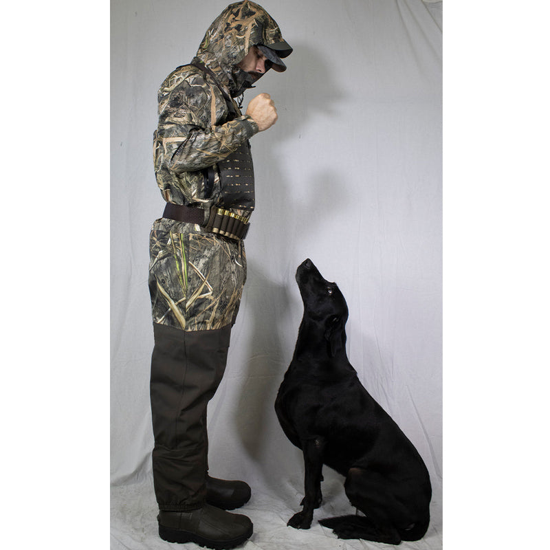 Load image into Gallery viewer, PINNACLE Zippered Breathable Camo Wader 1200g