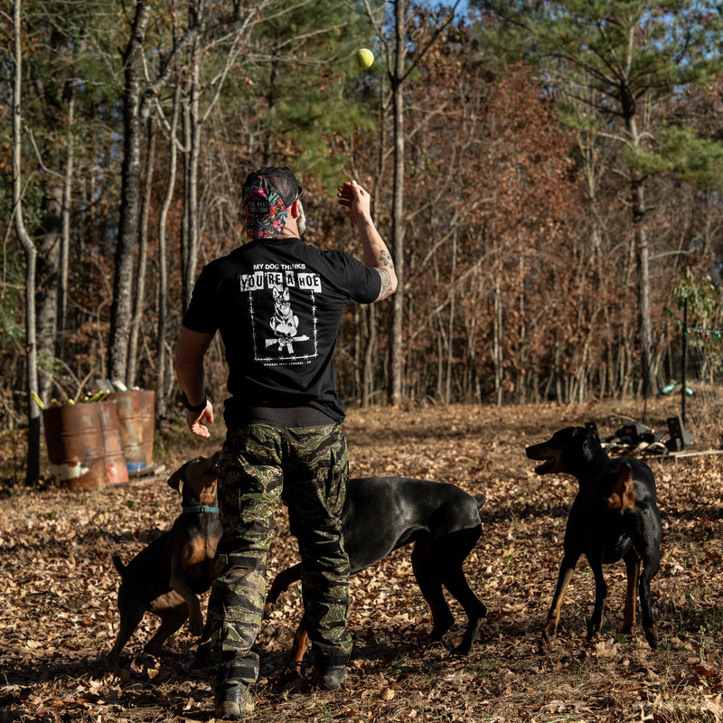 Load image into Gallery viewer, My Dog Thinks You're A Hoe Men's T-Shirt