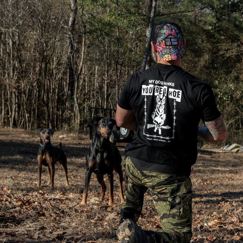 Load image into Gallery viewer, My Dog Thinks You're A Hoe Men's T-Shirt