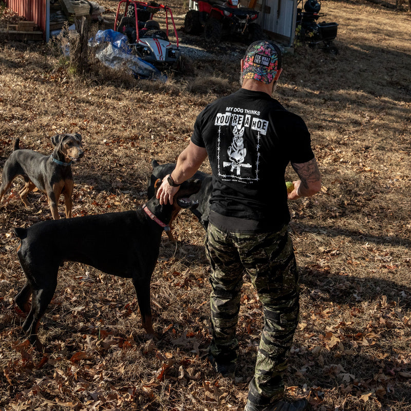 Load image into Gallery viewer, My Dog Thinks You're A Hoe Men's T-Shirt