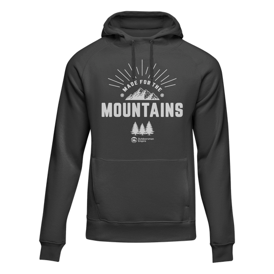 Made For The Mountains Adult Fleece Hooded Sweatshirt