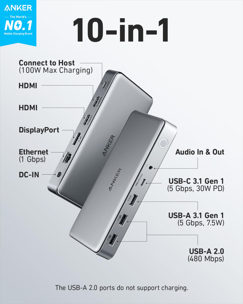 Load image into Gallery viewer, Anker <b>563</b> USB-C Docking Station (10-in-1)
