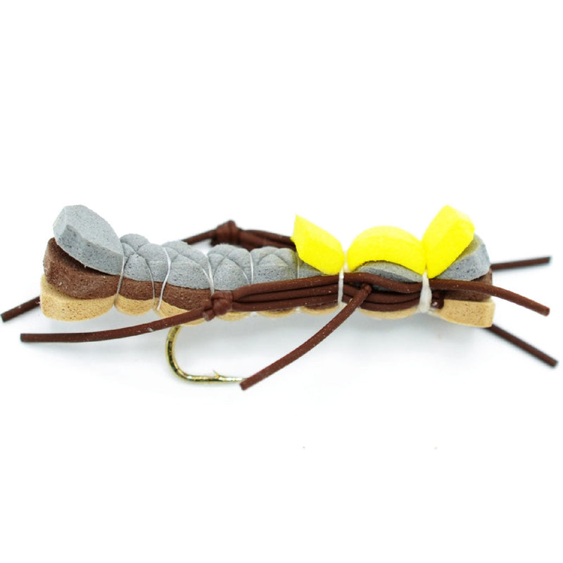 Load image into Gallery viewer, Trout Fly Assortment - Dropper Hopper Foam Body 12 Flies 4 Patterns Trout Fishing Fly Collection