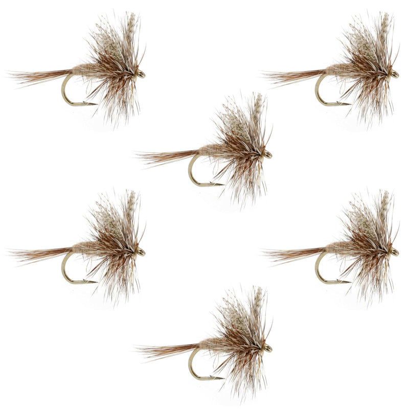 Load image into Gallery viewer, March Brown Classic Dry Fly - 6 Flies Hook Size 16