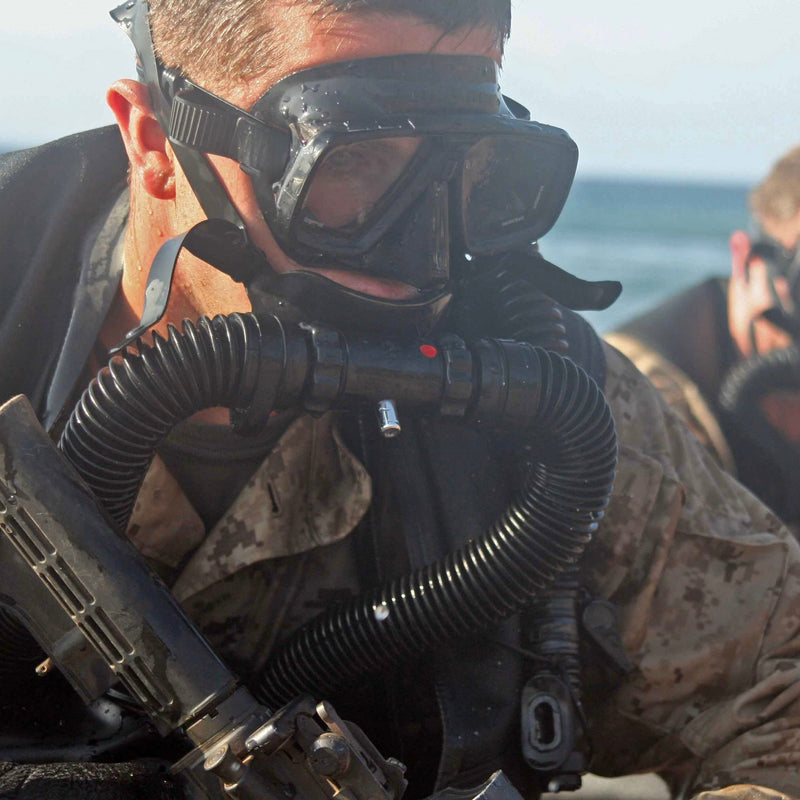 Load image into Gallery viewer, ATACLETE Low-Volume BUDS Twin Lens Dive Mask & Snorkel Combo