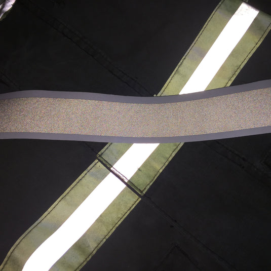 MATTE BLACK REFLECTIVE HELMET TRIM