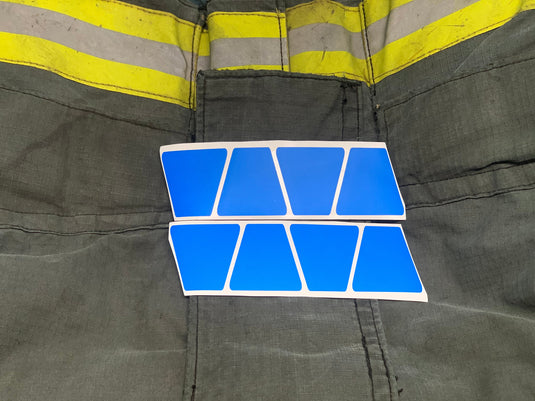 MATTE BLUE REFLECTIVE HELMET (TET) TETRAHEDRON 8 PACK