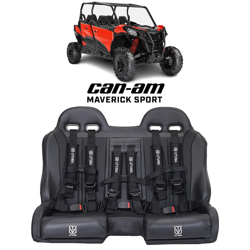 Load image into Gallery viewer, Maverick Sport Max Front Bench Seat With Harnesses (2019+)