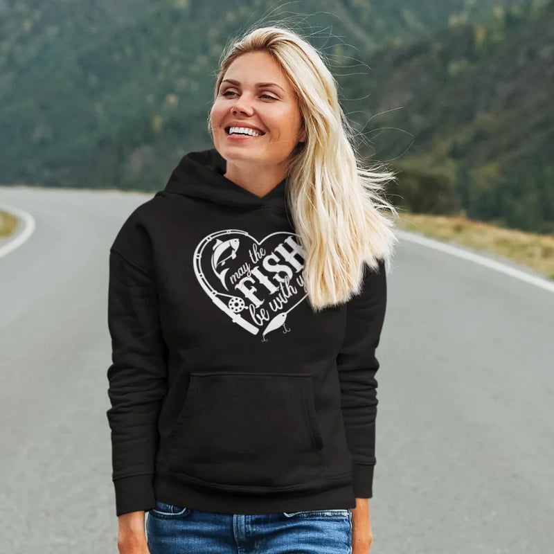 Load image into Gallery viewer, May The Fish Be With You Unisex Hoodie