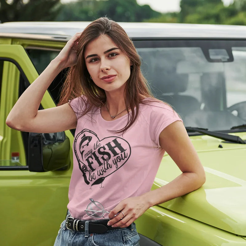 Load image into Gallery viewer, May The Fish Be With You T-Shirt for Women