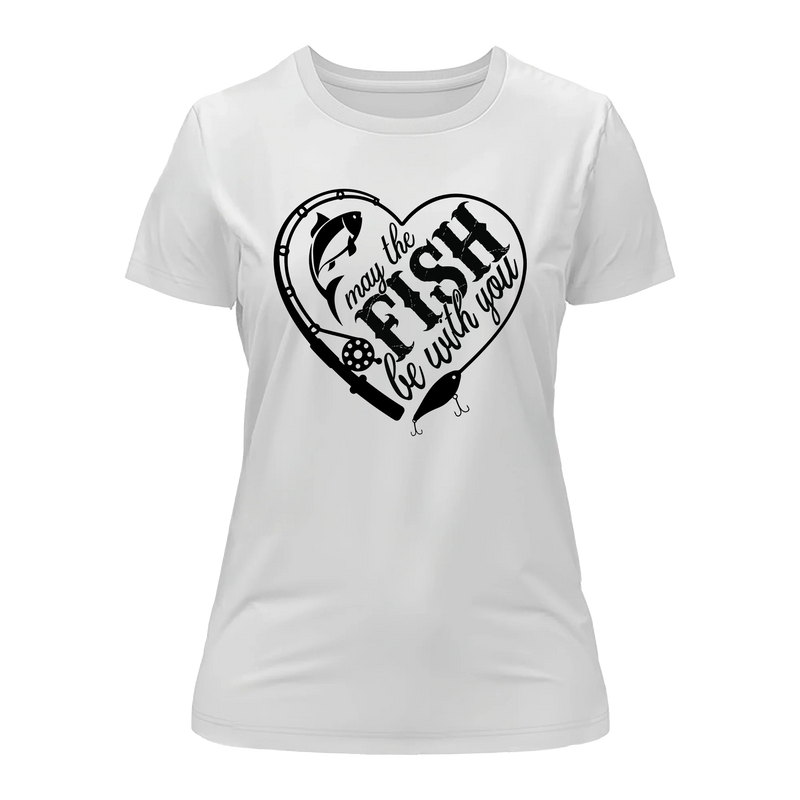 Load image into Gallery viewer, May The Fish Be With You T-Shirt for Women
