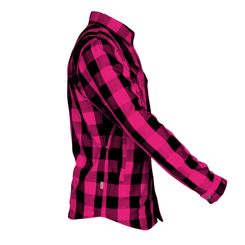 Load image into Gallery viewer, Protective Flannel Shirt - Pink Checkered