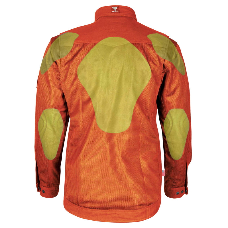 Load image into Gallery viewer, Protective Summer Mesh Shirt - Orange Solid