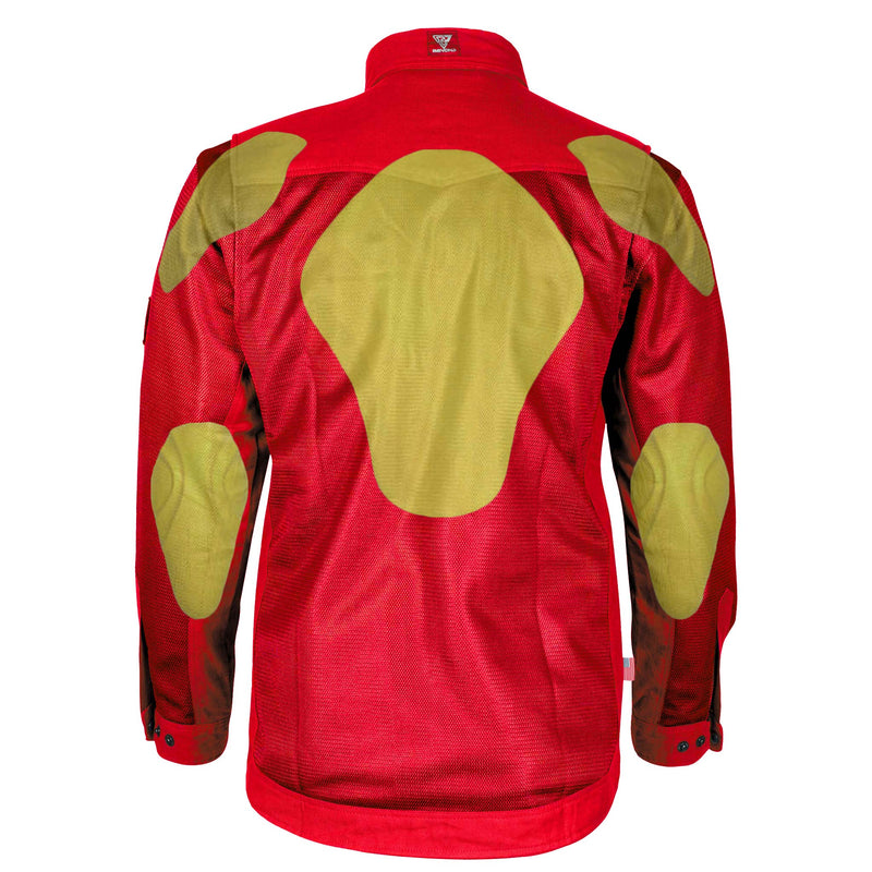 Load image into Gallery viewer, Protective Summer Mesh Shirt - Red Solid