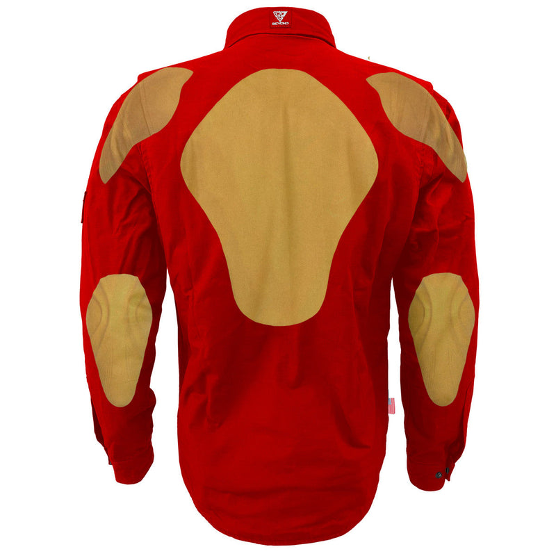 Load image into Gallery viewer, Protective Canvas Jacket for Men - Red