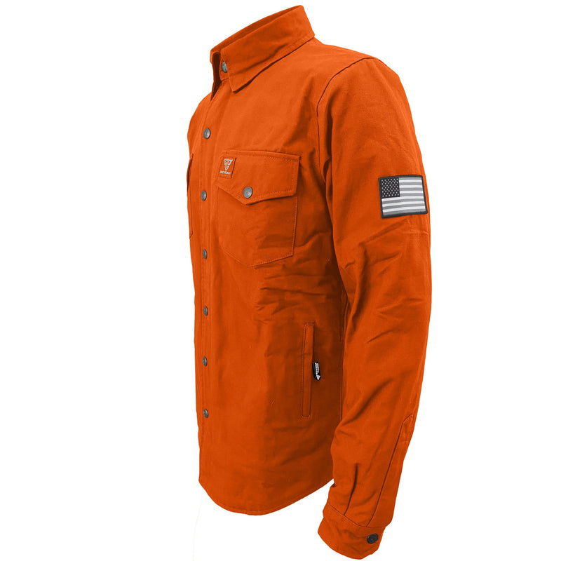 Load image into Gallery viewer, Protective Canvas Jacket for Men - Orange