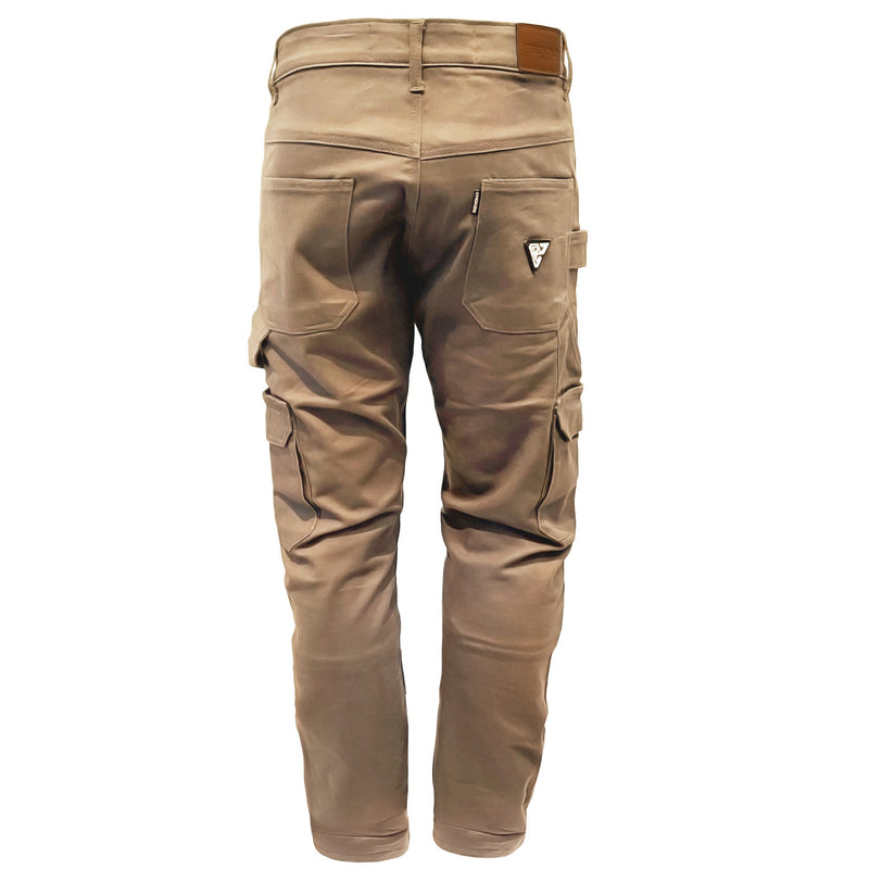 Load image into Gallery viewer, Cargo Pants Loose Fit (Extra Wide) - Khaki Solid