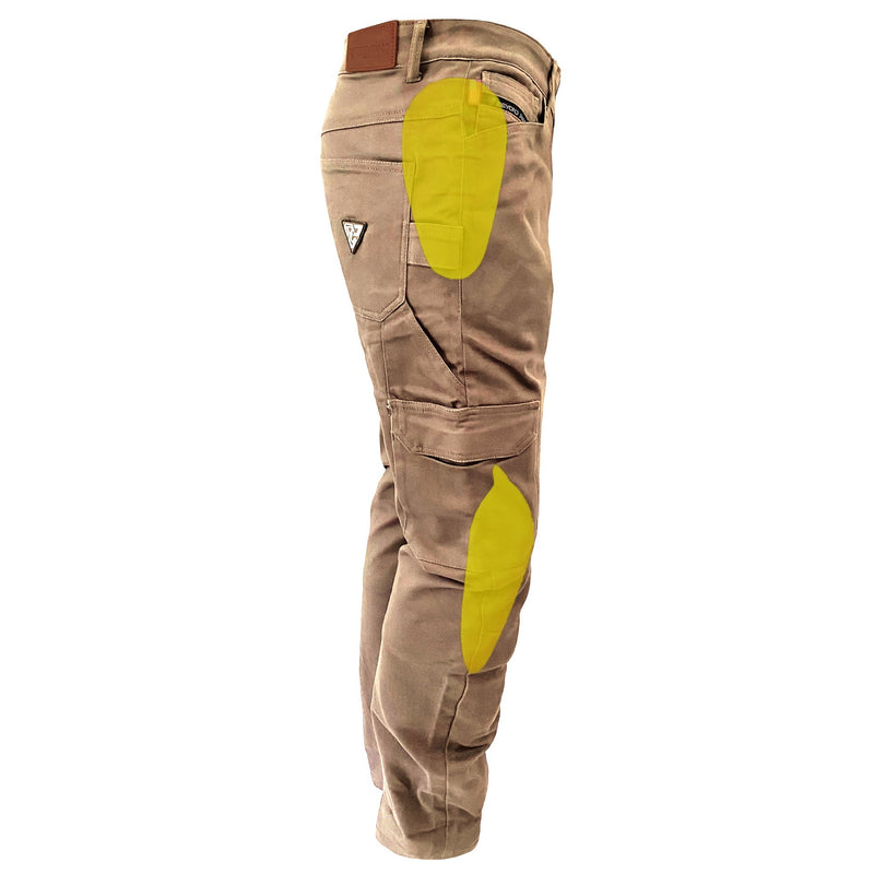 Load image into Gallery viewer, Cargo Pants Loose Fit (Extra Wide) - Khaki Solid