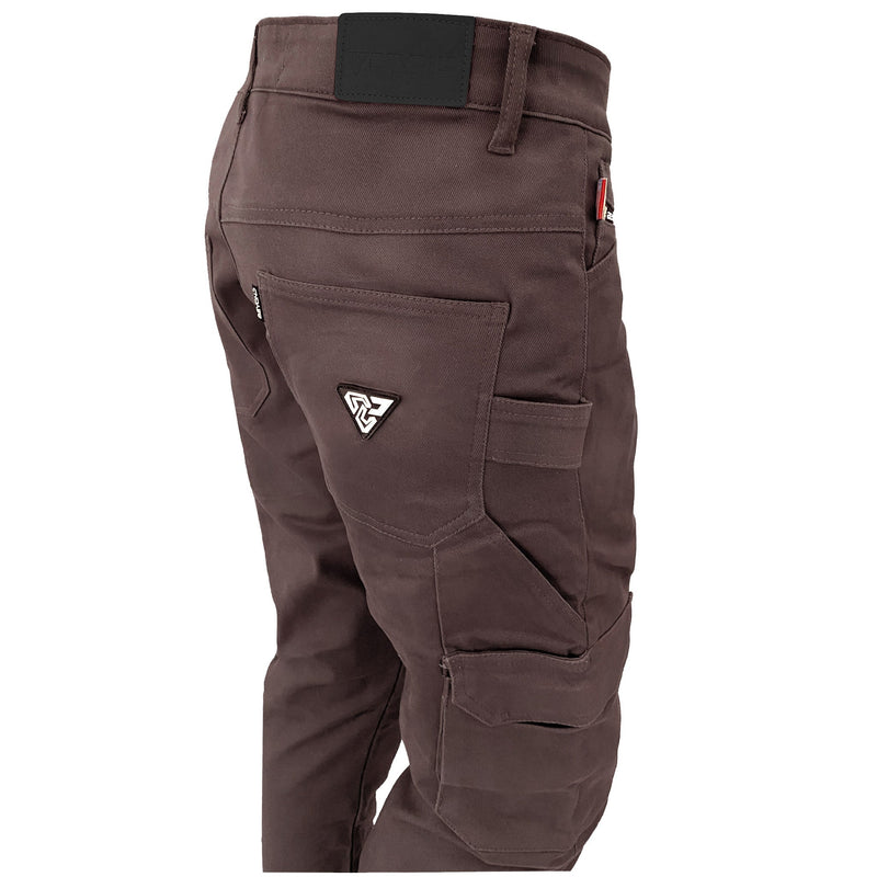 Load image into Gallery viewer, Cargo Pants Straight Fit - Dark Coffee