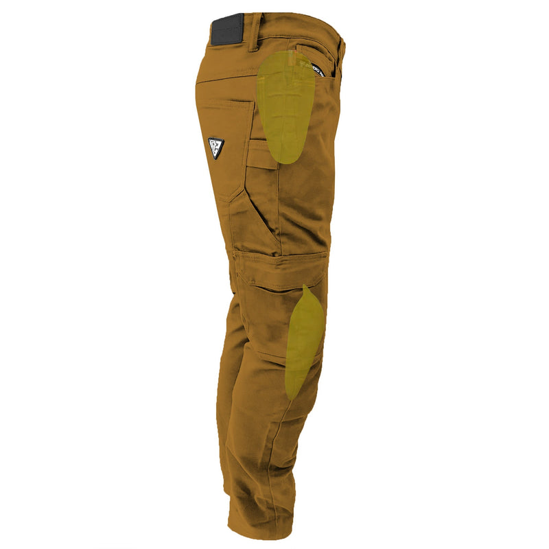 Load image into Gallery viewer, Cargo Pants Relaxed Fit - Light Brown Solid