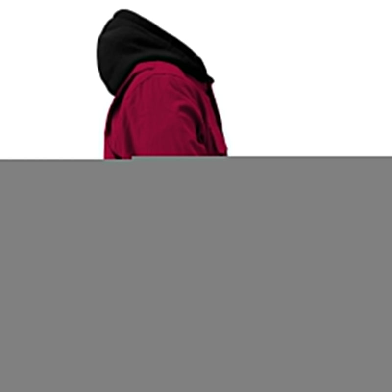 Load image into Gallery viewer, Protective Flannel Hoodie For Men - Red Maroon Solid with Pads