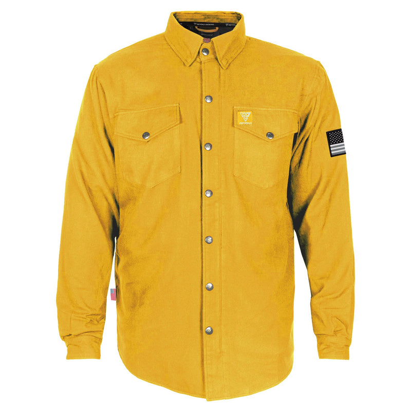 Load image into Gallery viewer, Protective Flannel Shirt - Yellow Solid