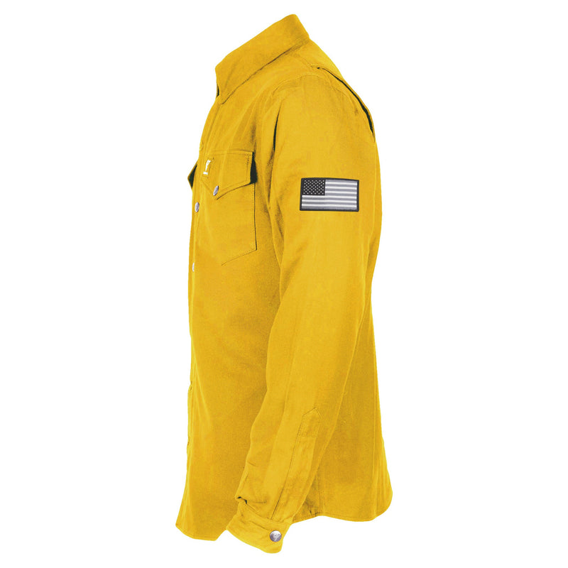 Load image into Gallery viewer, Protective Flannel Shirt - Yellow Solid