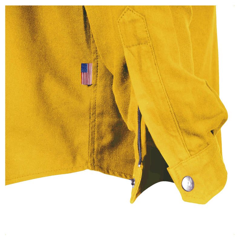 Load image into Gallery viewer, Protective Flannel Shirt - Yellow Solid