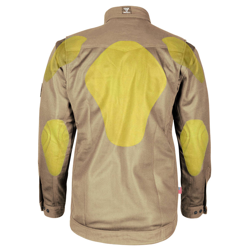 Load image into Gallery viewer, Protective Summer Mesh Shirt - Camel Solid