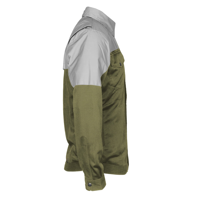 Load image into Gallery viewer, Summer Mesh Reflective Shirt Army Green Eclipse