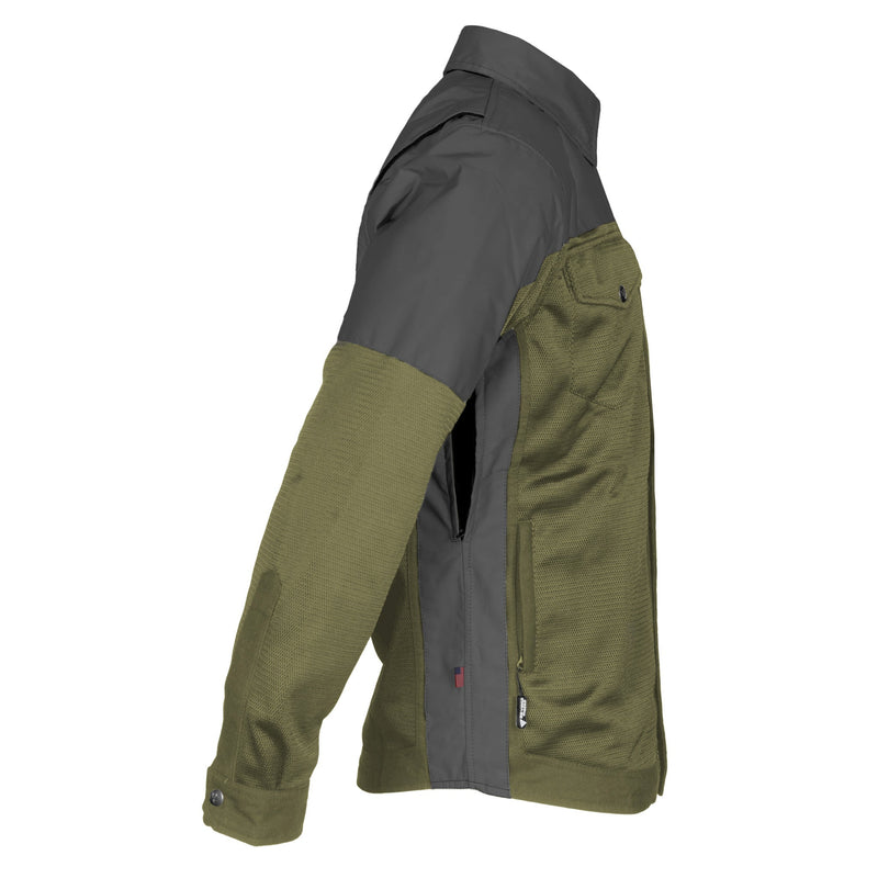 Load image into Gallery viewer, Summer Mesh Reflective Shirt Army Green Nebula