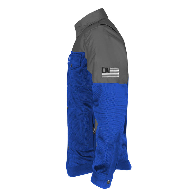 Load image into Gallery viewer, Summer Mesh Reflective Shirt Blue Nebula