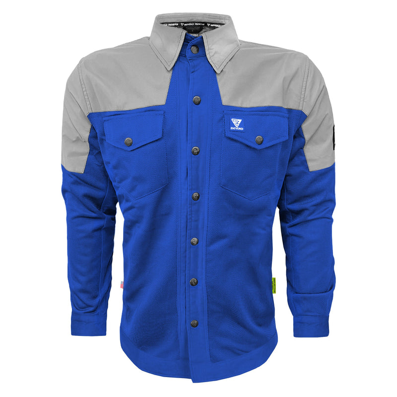 Load image into Gallery viewer, Summer Mesh Reflective Shirt Blue Eclipse