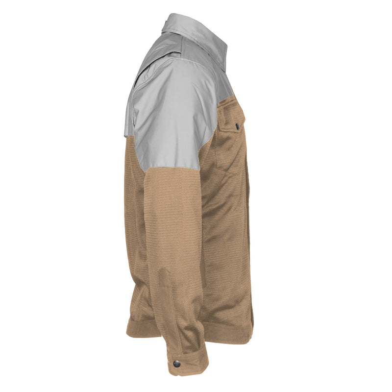 Load image into Gallery viewer, Summer Mesh Reflective Shirt Camel Eclipse