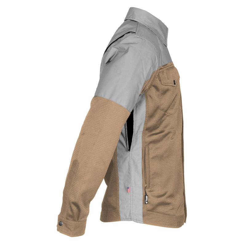 Load image into Gallery viewer, Summer Mesh Reflective Shirt Camel Eclipse