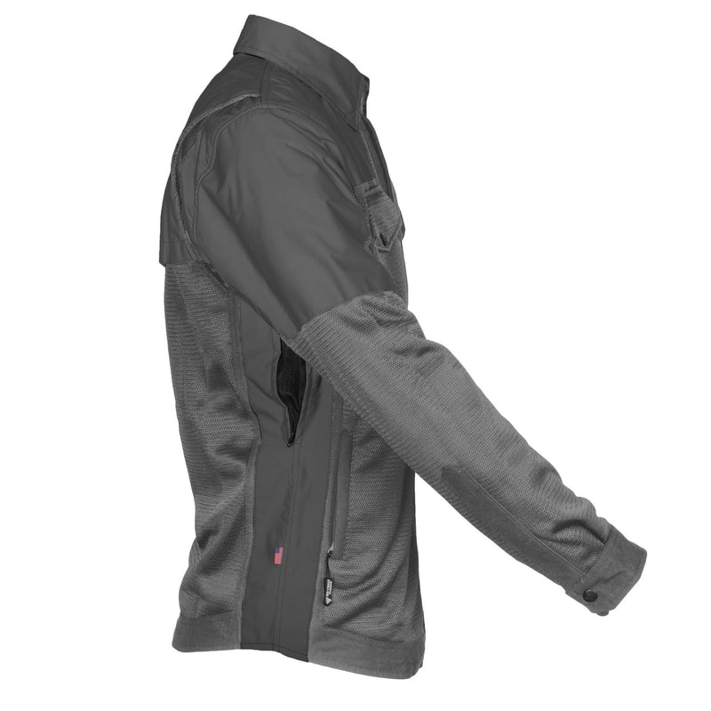 Load image into Gallery viewer, Summer Mesh Reflective Shirt Dark Grey Nebula - with Pads