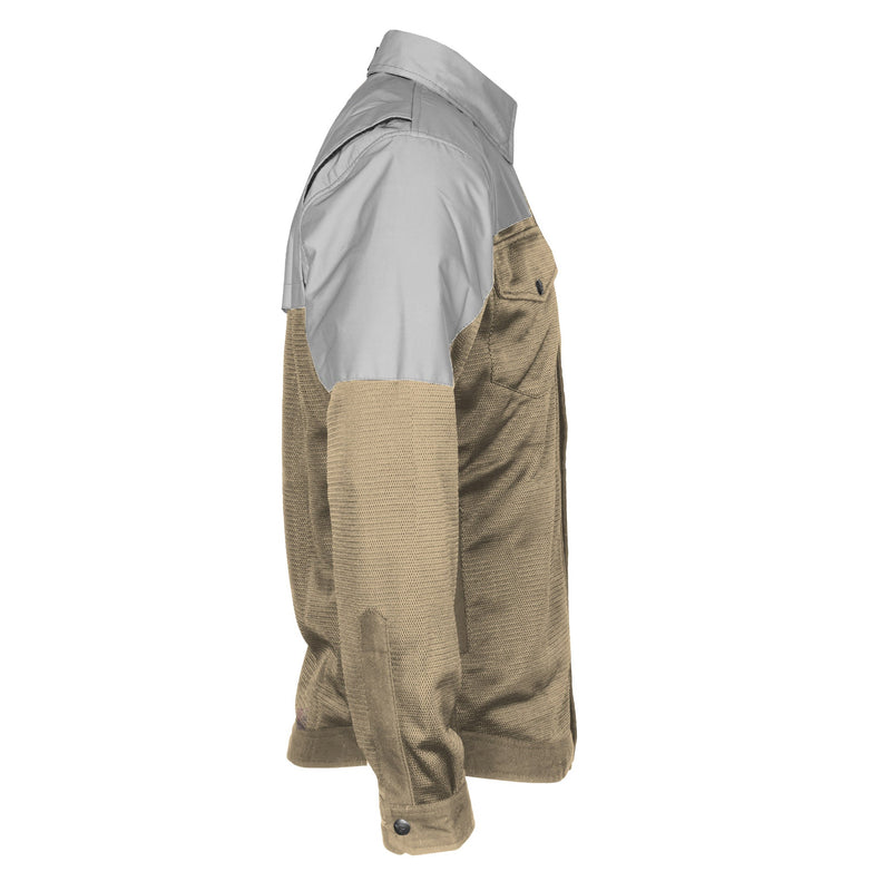 Load image into Gallery viewer, Summer Mesh Reflective Shirt Khaki Eclipse