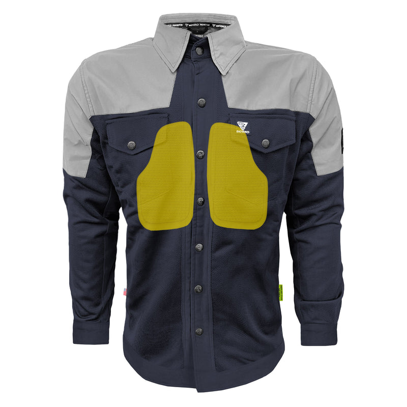 Load image into Gallery viewer, Summer Mesh Reflective Shirt Navy Blue Eclipse