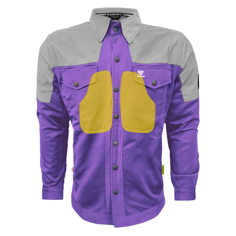 Load image into Gallery viewer, Summer Mesh Reflective Shirt Purple Eclipse